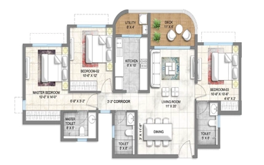 Godrej Arden Sigma 3 ground floor plan